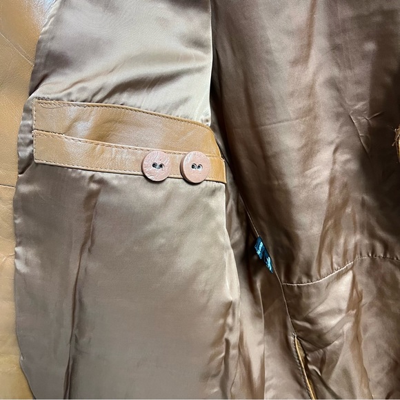 Vintage Wilsons Leather Cognac 1970's Jacket - Picture 10 of 11
